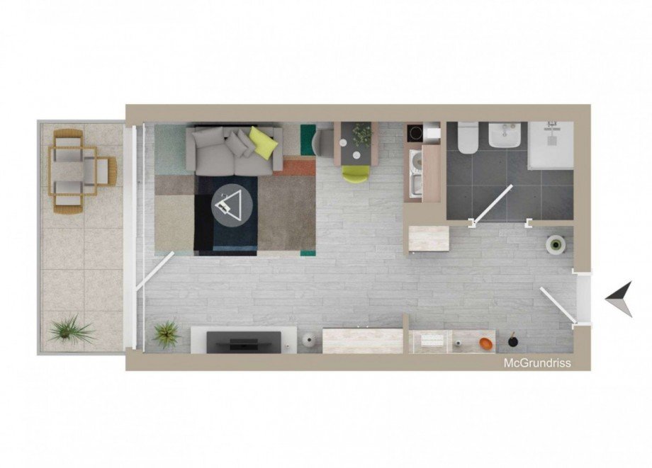 Grundriss Etagenwohnung M�nchen