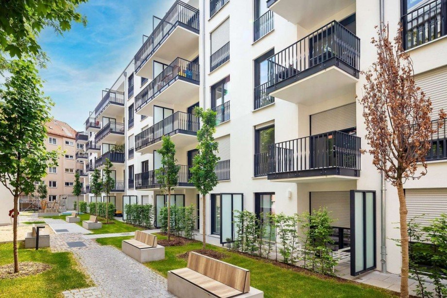 Hofansicht Etagenwohnung M�nchen
