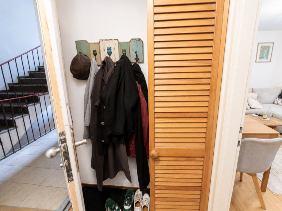 Kleine Garderobe im Flur Etagenwohnung M�nchen