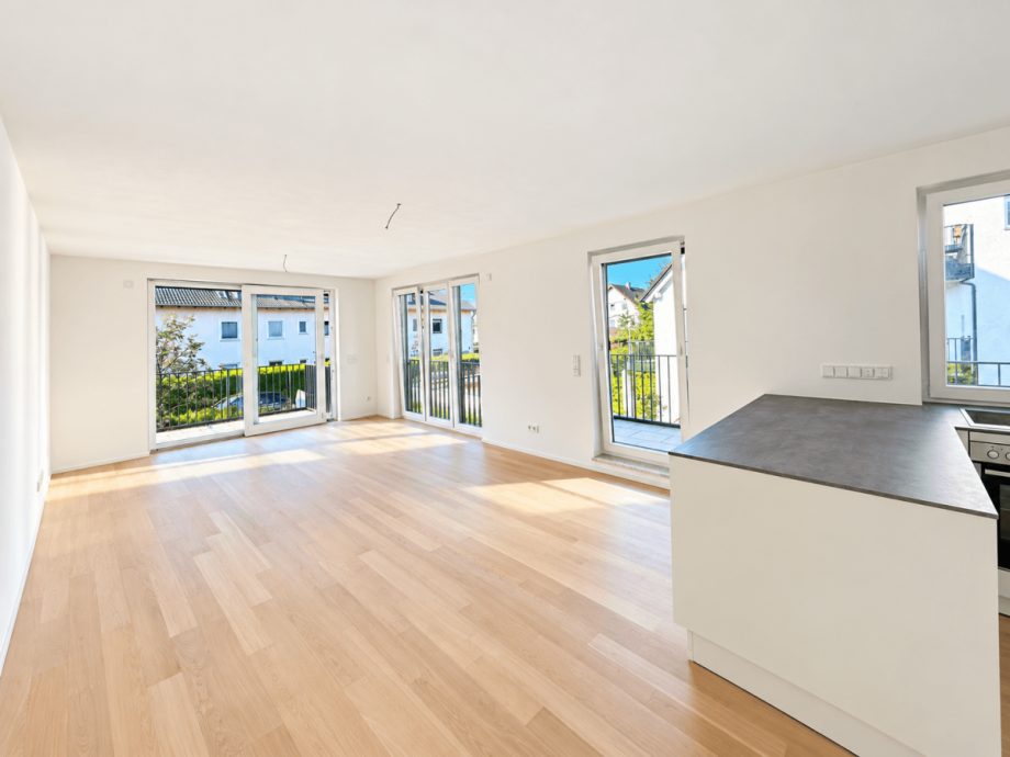 sonniger Wohnbereich Etagenwohnung M�nchen