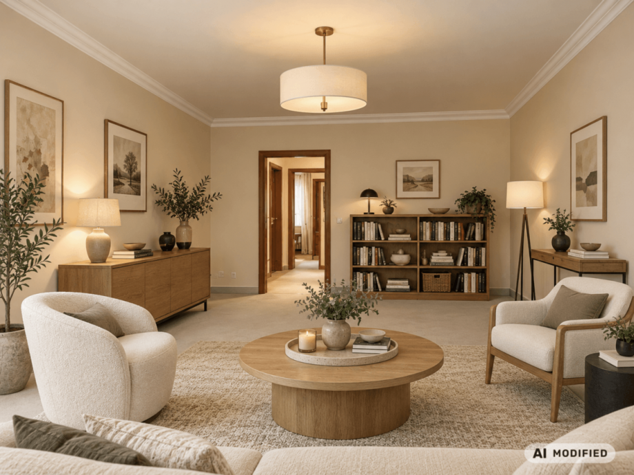 Wohnzimmer Visualisierung Etagenwohnung M�nchen