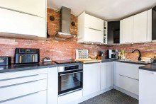K�che Atemberaubende 3-Zimmer-Wohnung in Forstenried mit gro�er Dachterrasse