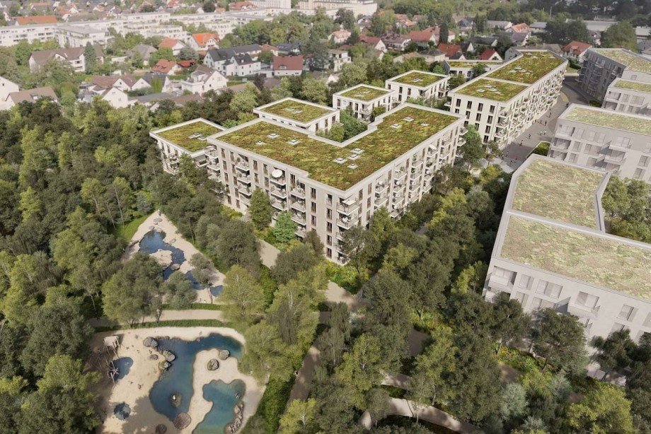 Luftaufnahme Etagenwohnung M�nchen