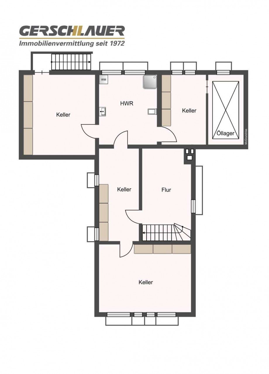 Grundriss UG Einfamilienhaus M�nchen