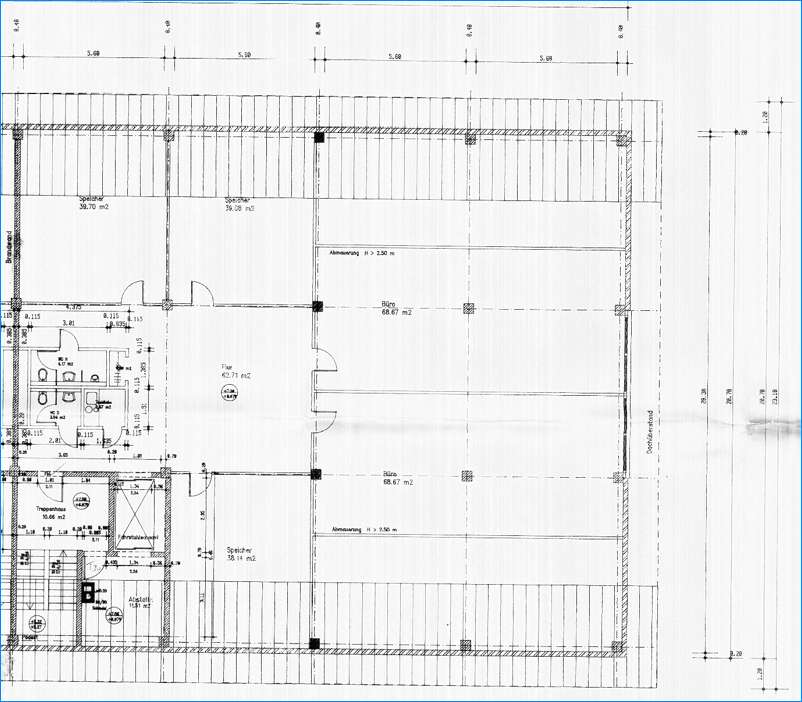 Grundriss B�ro / Praxis Oberhaching