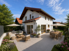 Hauptbild Sonniges Einfamilienhaus in Fertigbauweise in Deining - EEK A+ !