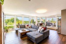 Wohnzimmer Atemberaubende 3-Zimmer-Wohnung in Forstenried mit gro�er Dachterrasse