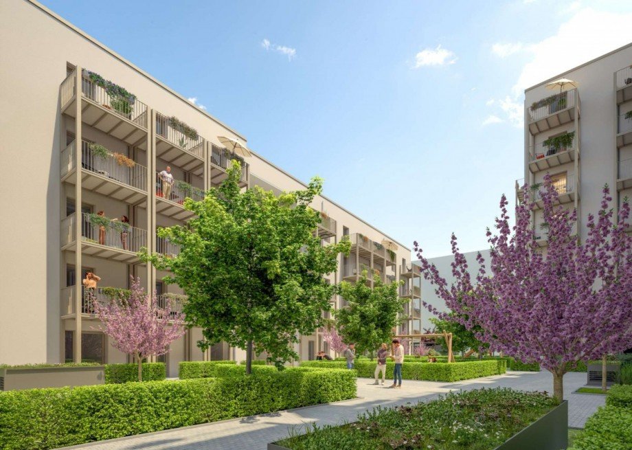 Ansicht Innenhof Etagenwohnung F�rth