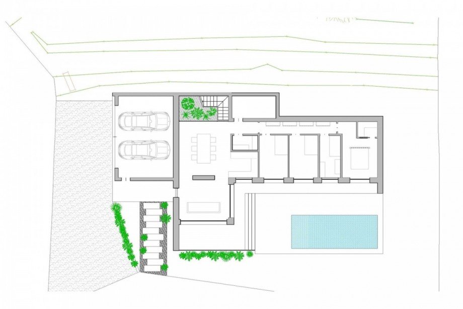 m�gl. Grundriss UG - variante3 Einfamilienhaus Ro� Volciano