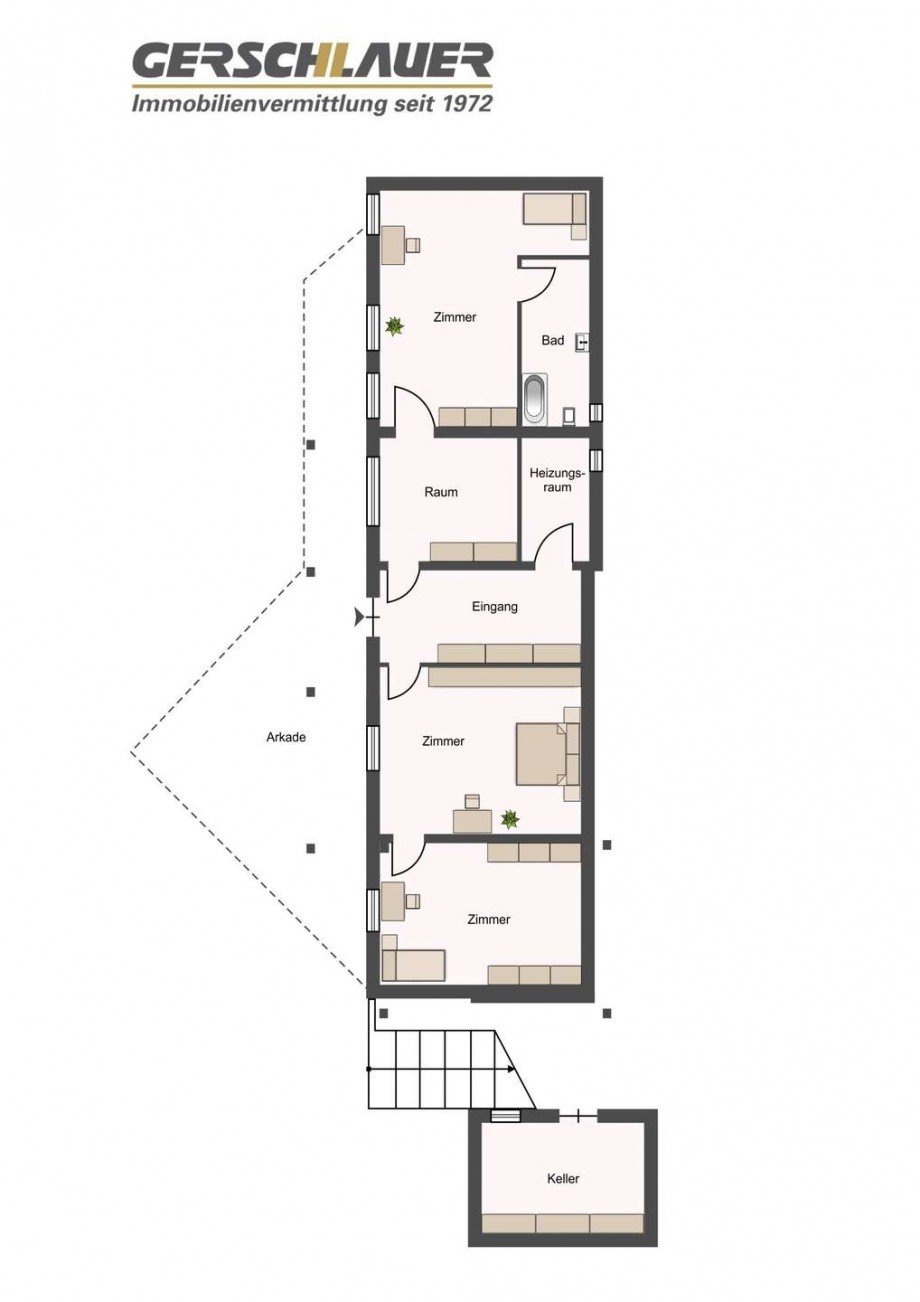 Grunriss EG Einfamilienhaus Sal�