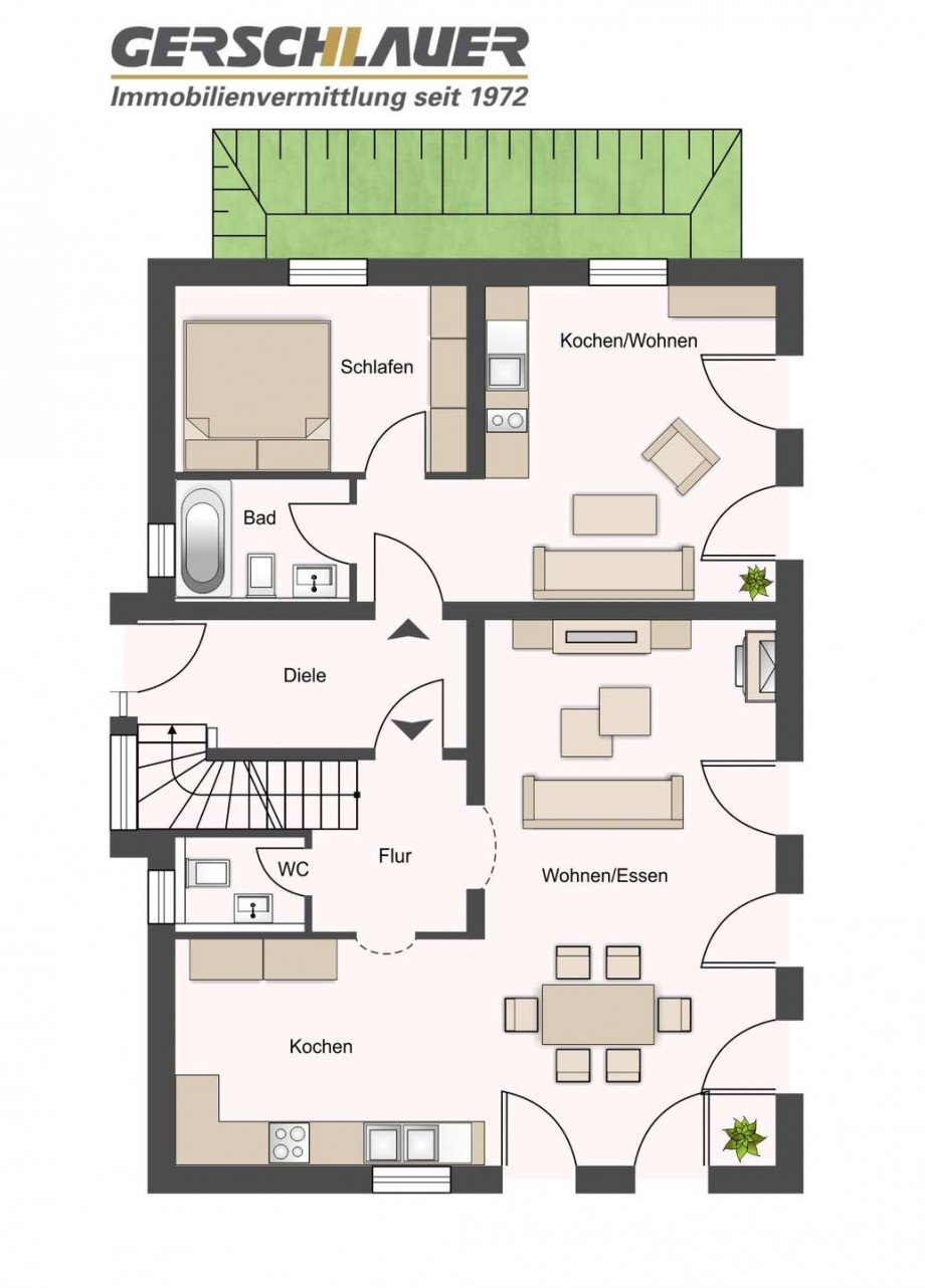Erdgeschoss mit Einliegerwohnung Einfamilienhaus Friedberg
