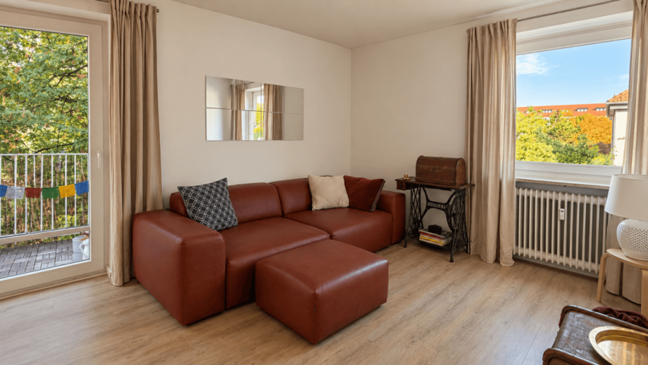 Wohnzimmer Etagenwohnung M�nchen