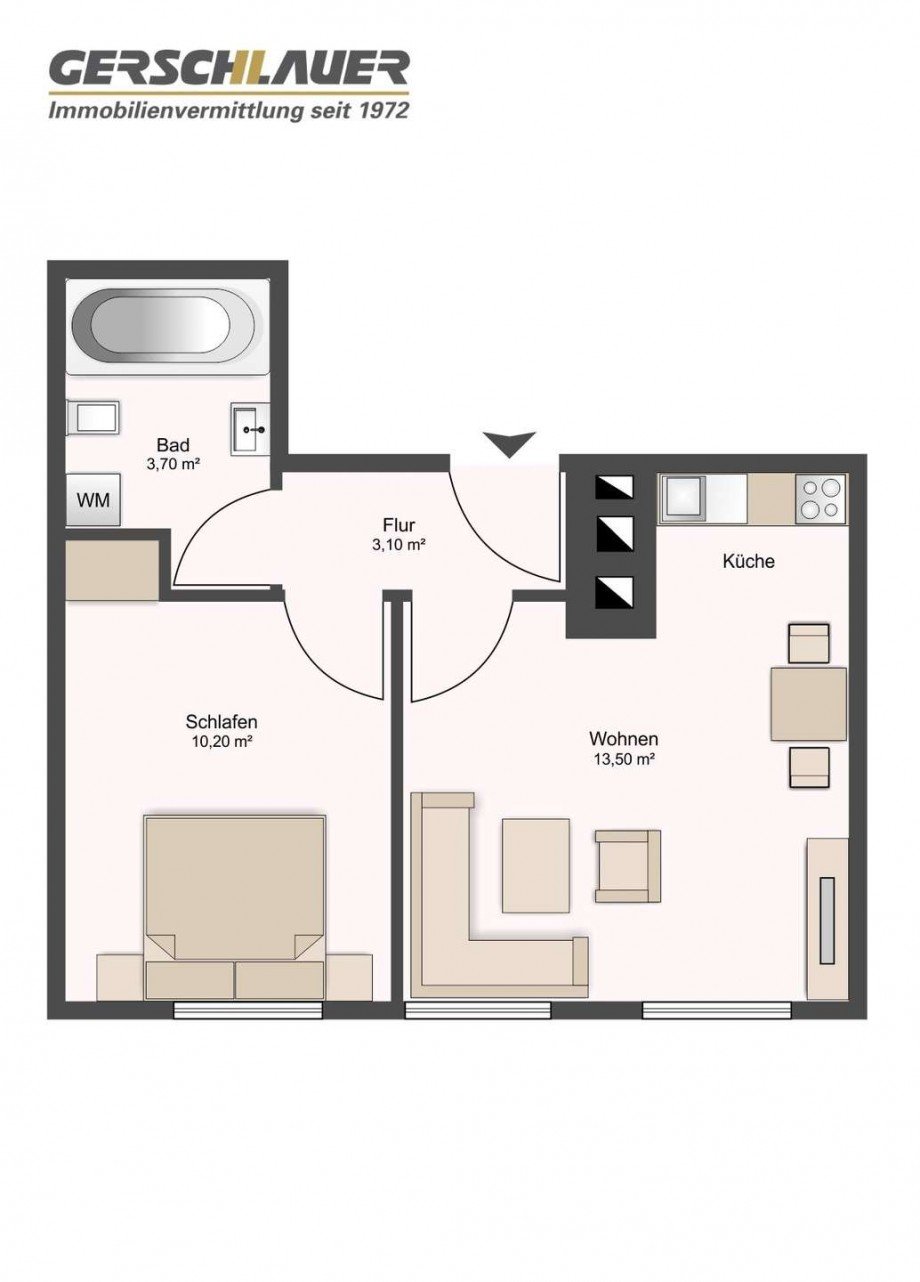 Grundriss Etagenwohnung M�nchen