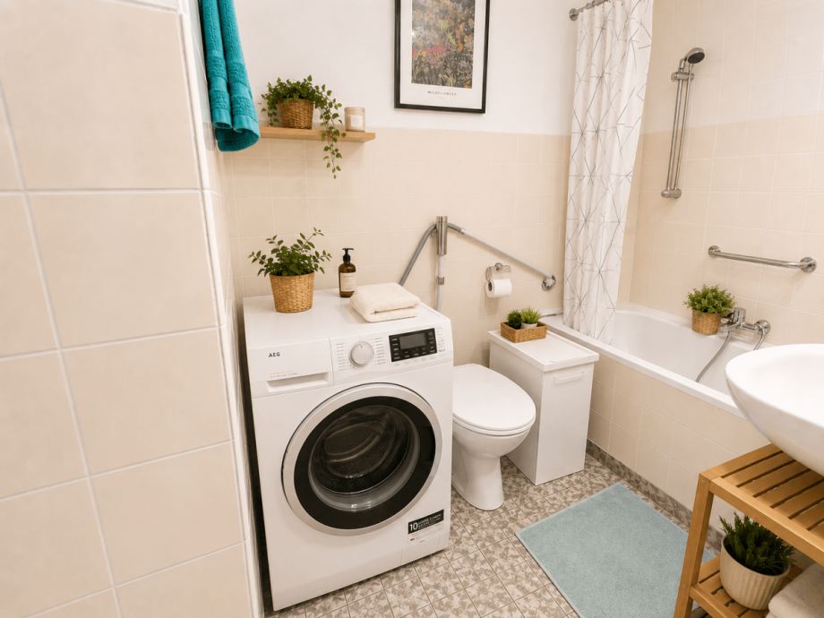 Bad mit Wanne Etagenwohnung M�nchen