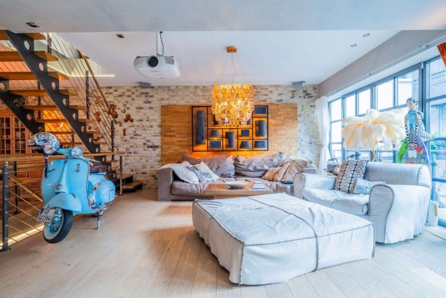 Wohnzimmer Loft-Studio-Atelier M�nchen