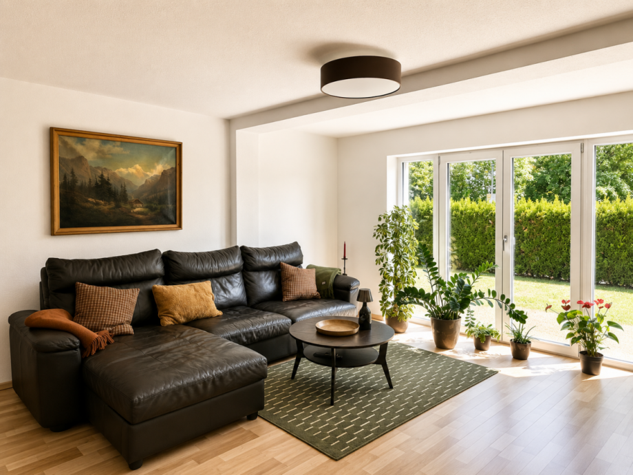 Wohnzimmer EG Zweifamilienhaus 83371 Traunreut