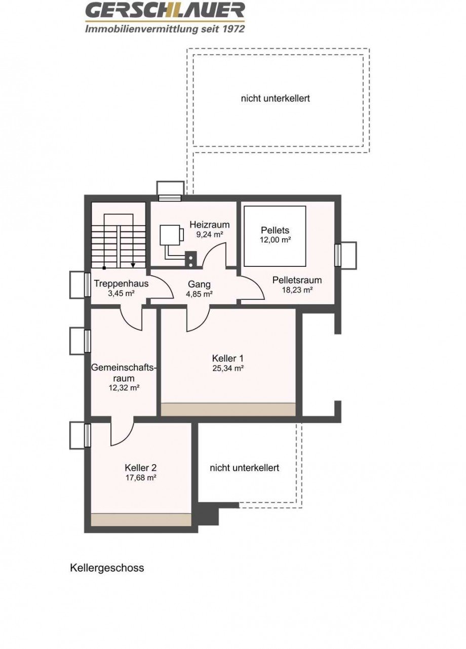 Keller Zweifamilienhaus 83371 Traunreut