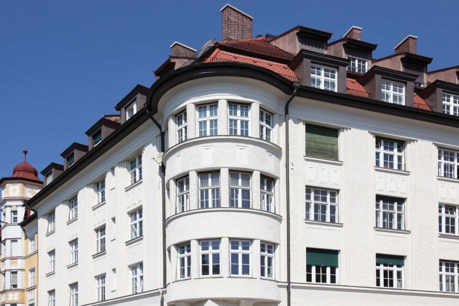 Aussenansicht Etagenwohnung M�nchen