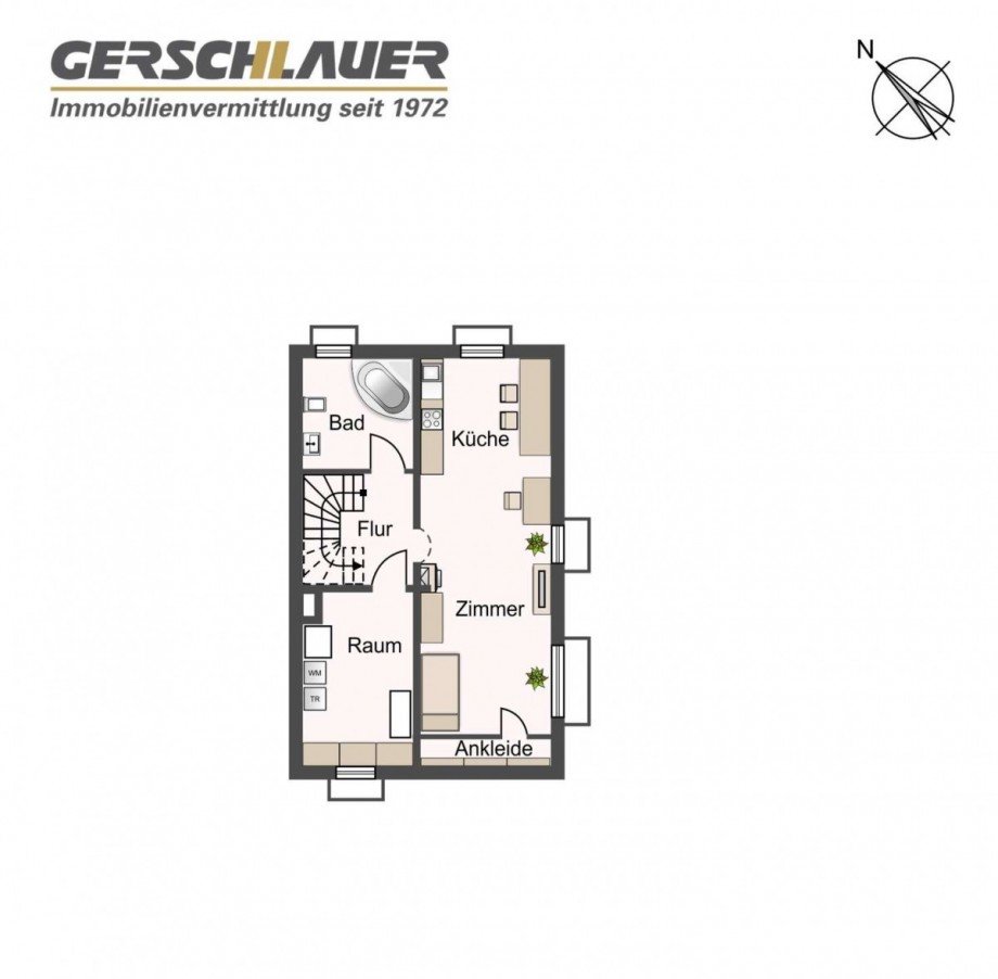 Grundriss Keller Doppelhaush�lfte M�nchen