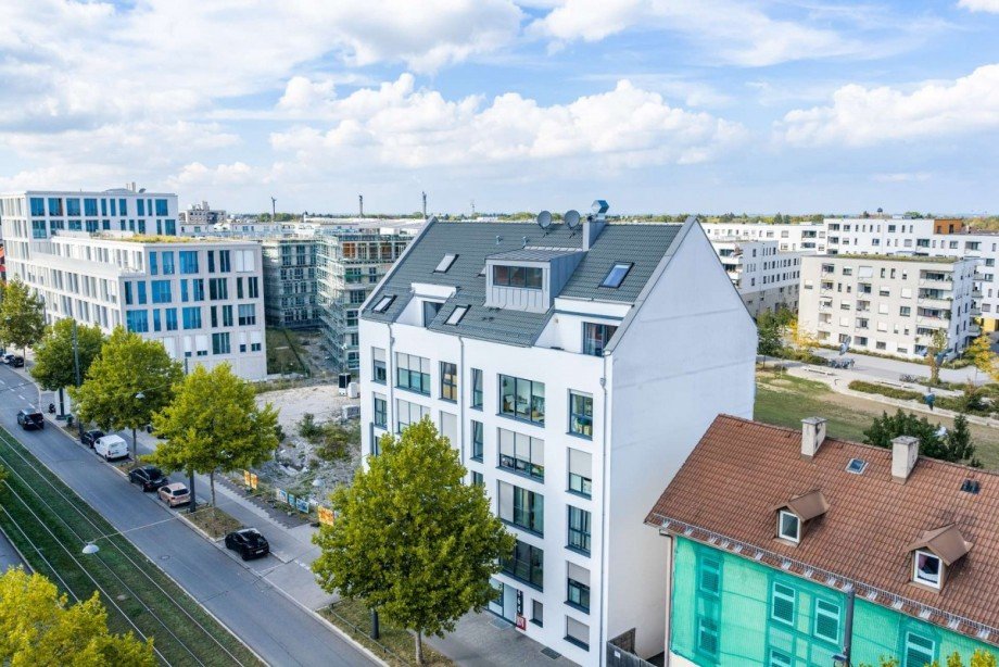 Au�enansicht Maisonettewohnung M�nchen