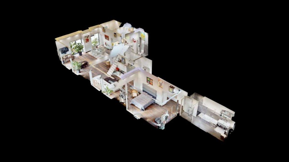 Visualisierung Grundriss Penthousewohnung M�nchen