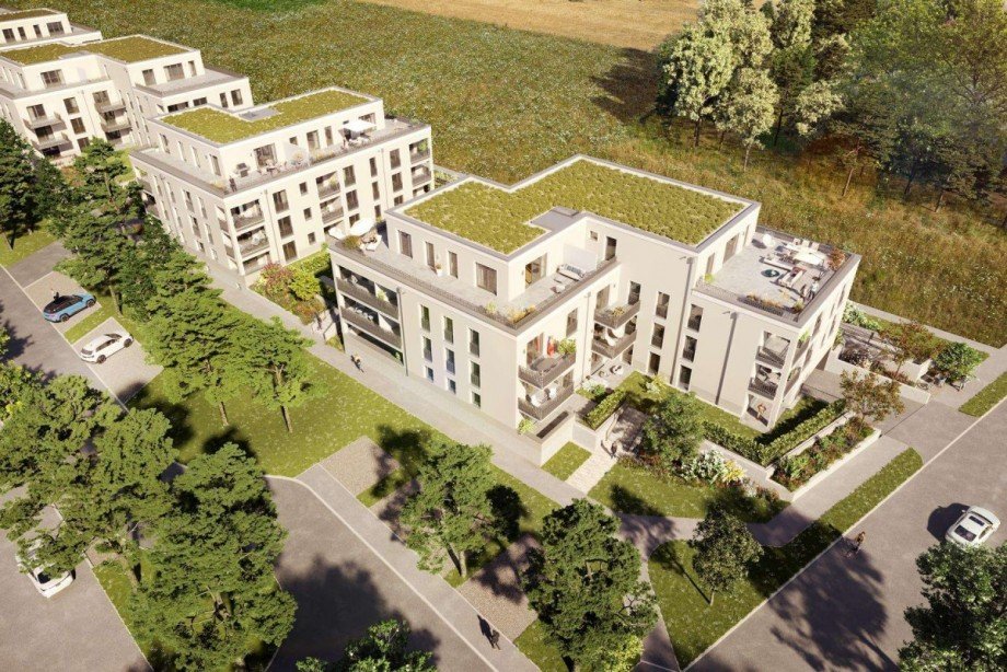 Luftbild Etagenwohnung Oberschlei�heim