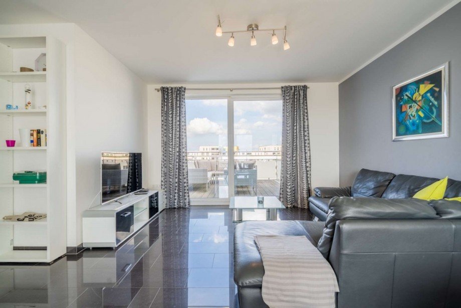 Wohnzimmer Maisonettewohnung M�nchen