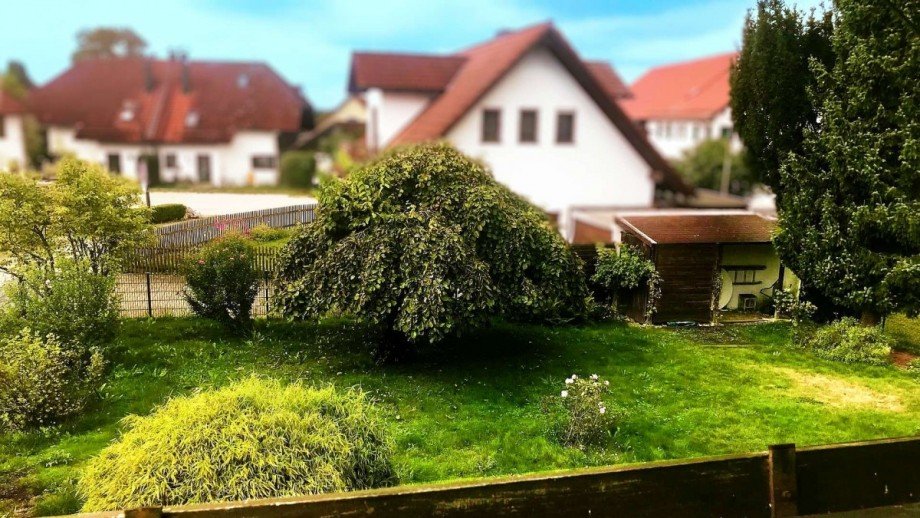Garten Balkonblick Renditeobjekt Gilching