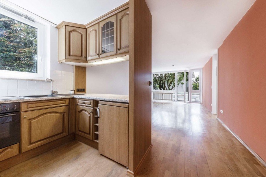 offene K�che mit Wohnbereich Etagenwohnung Pullach im Isartal