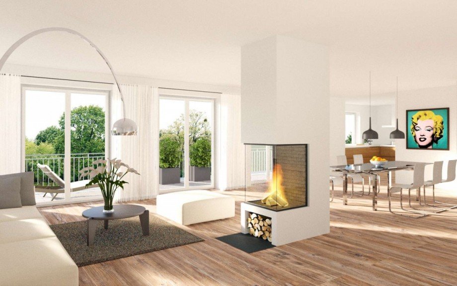 Wohnzimmer Erdgeschosswohnung M�nchen
