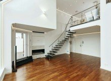 Atelier Kamin Treppe VERKAUFT: Dachterrassen Atelier-Wohnung am K�nigsplatz