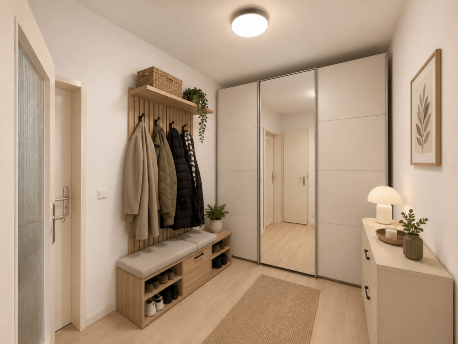 Ankleidezimmer gestaged Etagenwohnung M�nchen