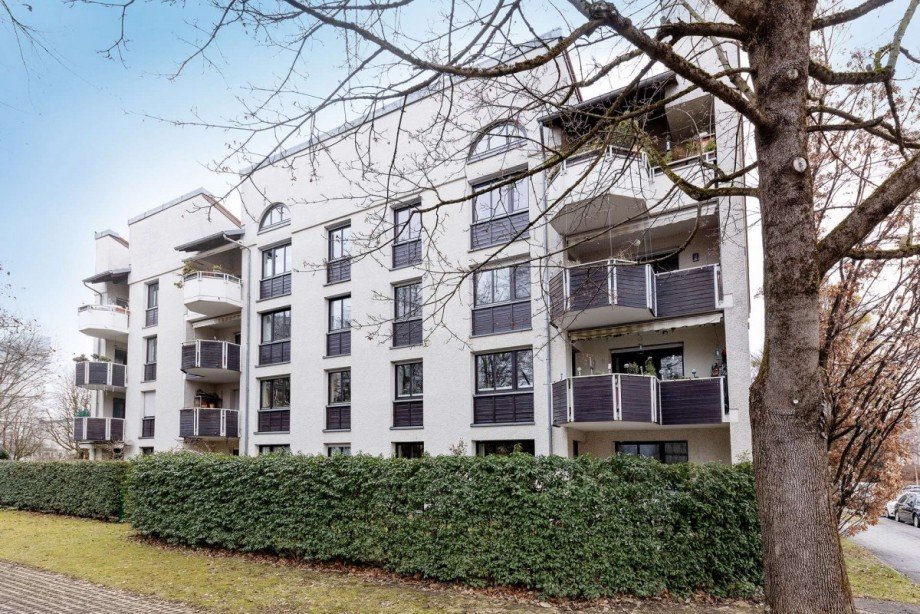 Blick auf das Geb�ude Etagenwohnung M�nchen