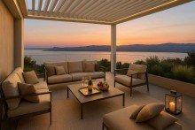 Gro�z�gige Terrasse mit Blick �ber den Gardasee Exklusive Villa mit Privat-Resort-Charakter in Bestlage am Gardasee