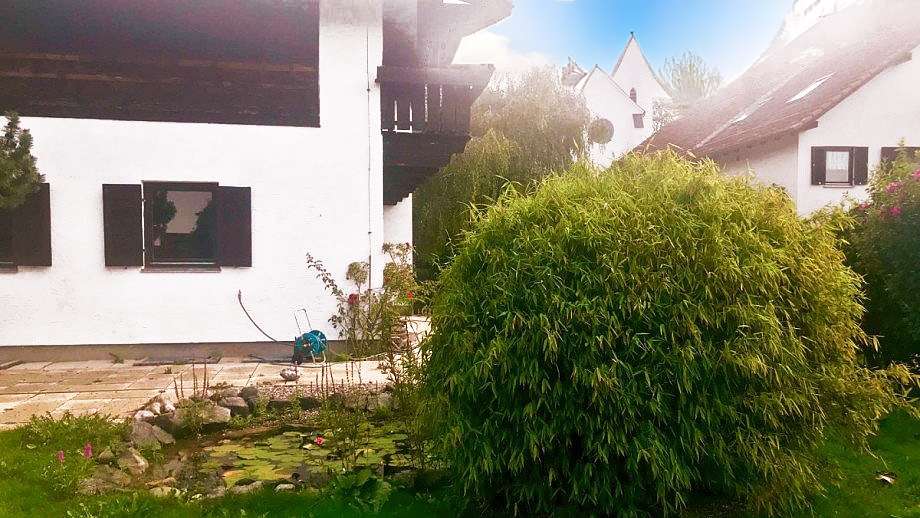 Gartenteich Wohngrundst�ck Gilching