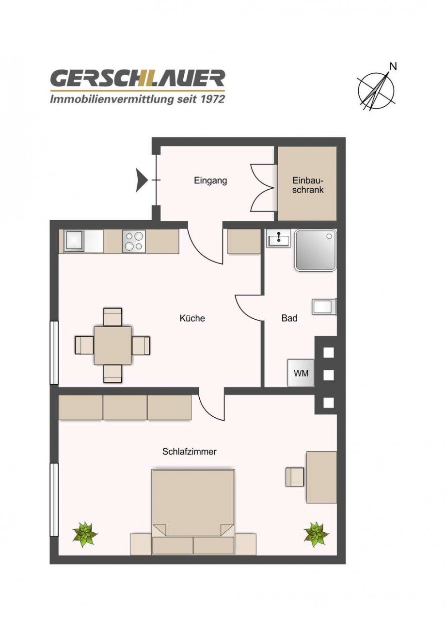 Grundriss Erdgeschosswohnung M�nchen