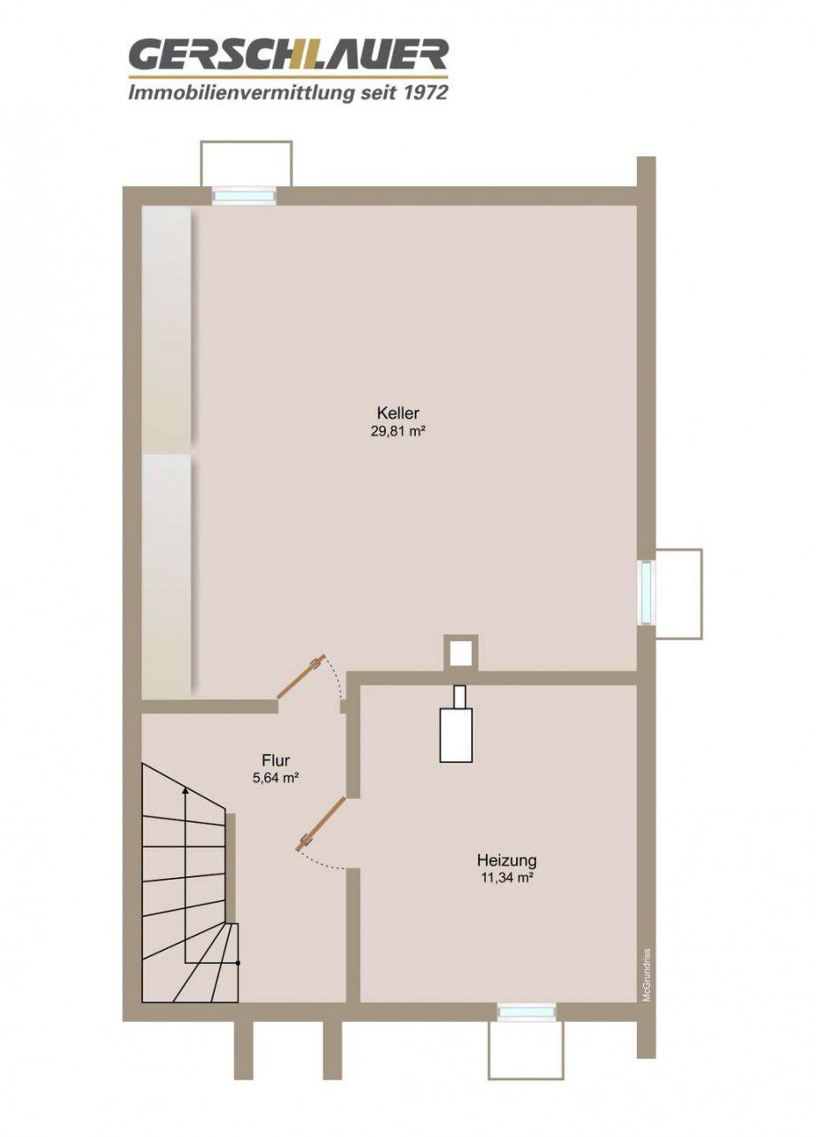 Grundriss_KG Reihenendhaus M�nchen