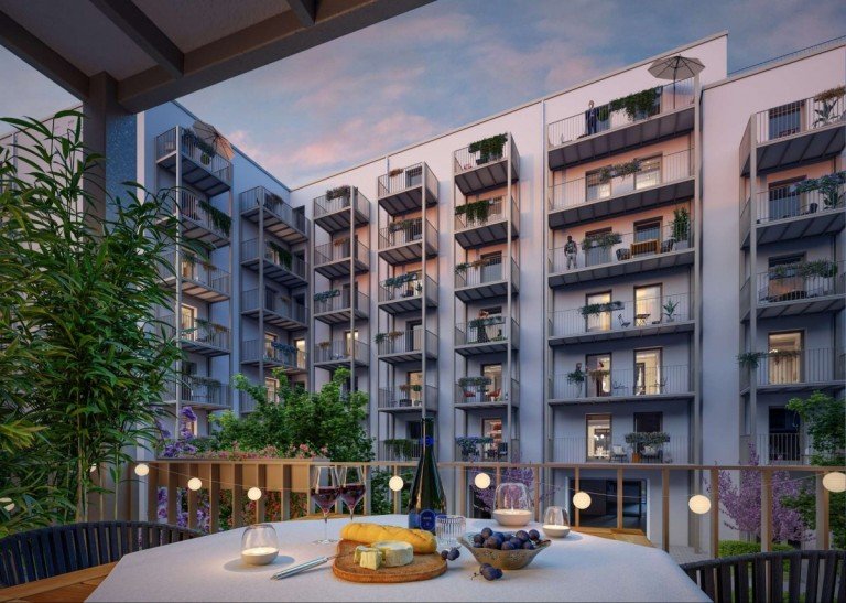 Central Home_Fuerth_Hornschuch_Mood F�rth Erdgeschosswohnung Neubau: 1-Zi.-Appartement, perfekt als Investment - Whg 004