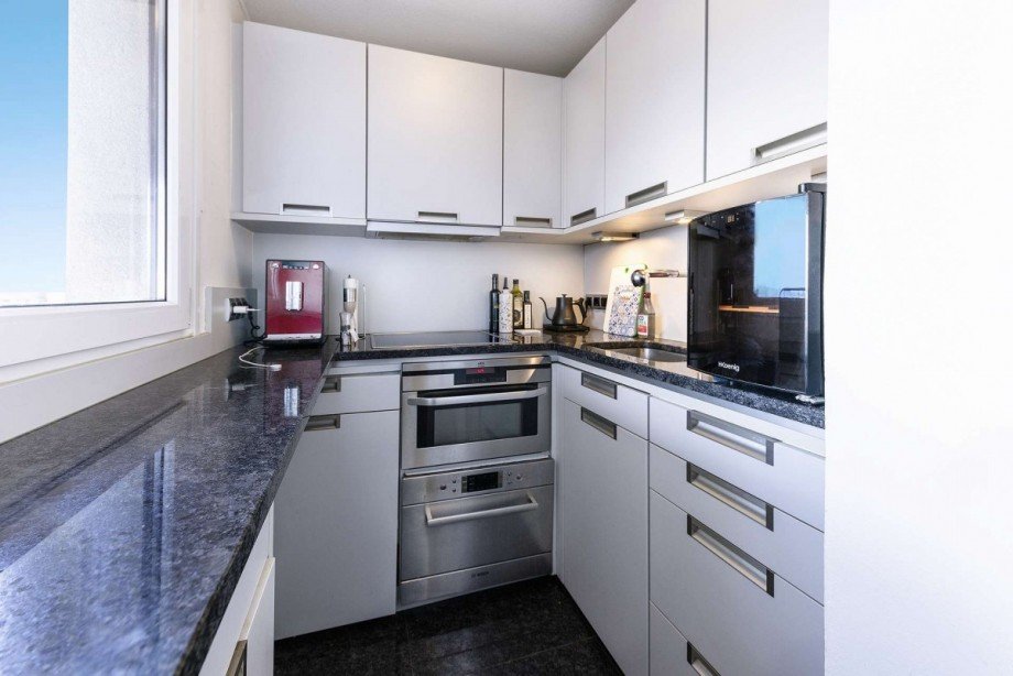 K�che mit Fenster Etagenwohnung Garching