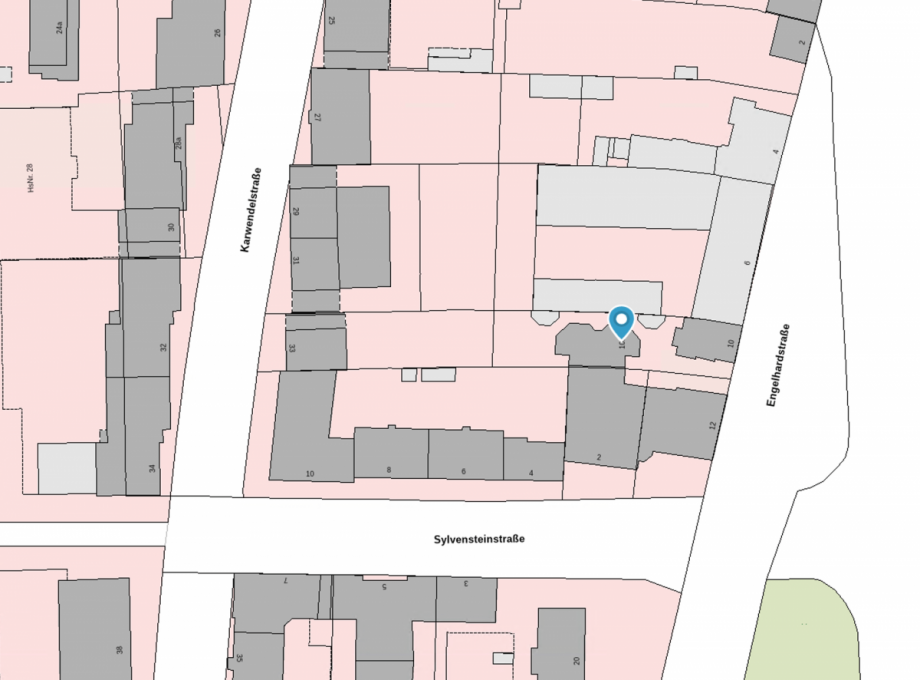 Lageplan Mehrfamilienhaus M�nchen