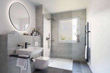 Badezimmer mit Fenster 314/ Gro�z�gige 4 Zimmer Wohnung mit S�dloggia