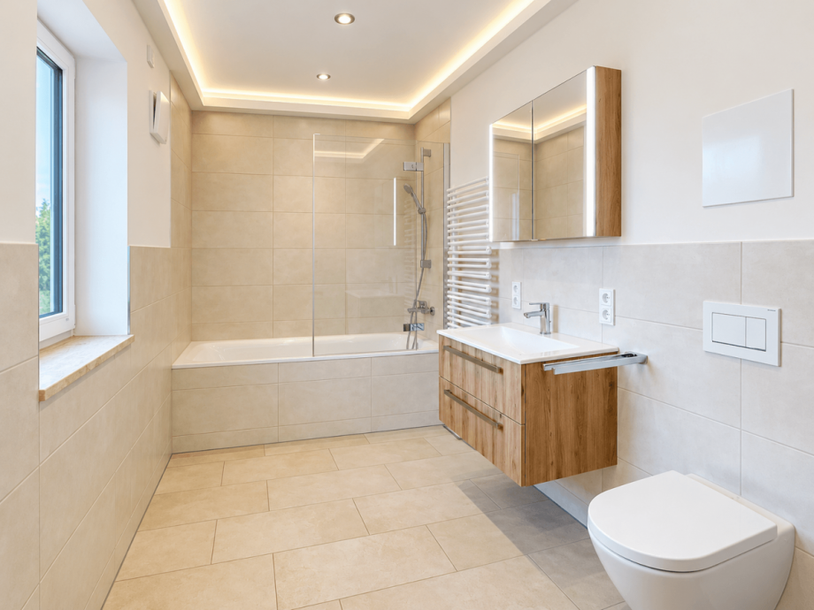 Badezimmer En Suite Dachgeschosswohnung M�nchen