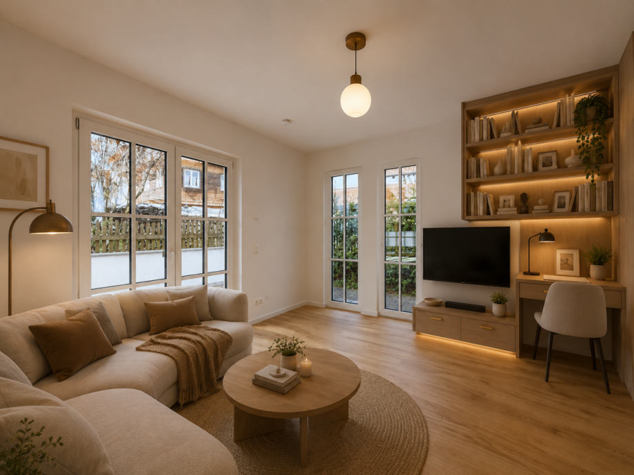 Homestaging Wohnnische Einfamilienhaus Egling