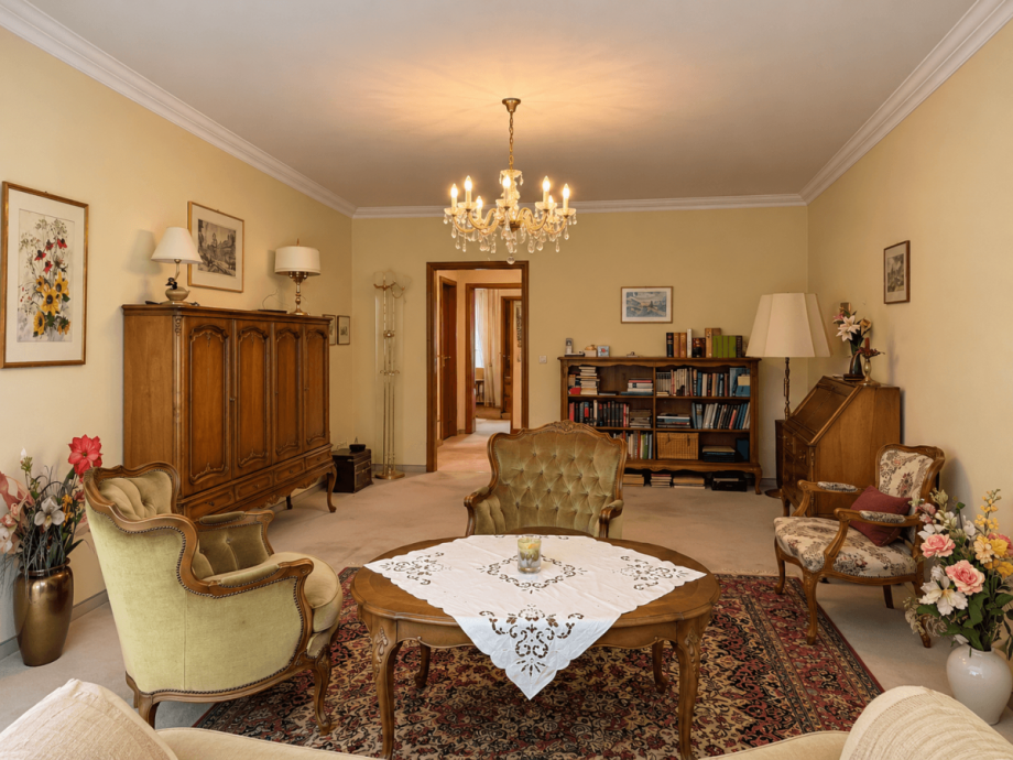 Wohnzimmer Etagenwohnung M�nchen