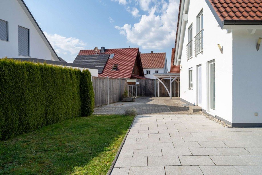 Terrasse Westen Einfamilienhaus Friedberg