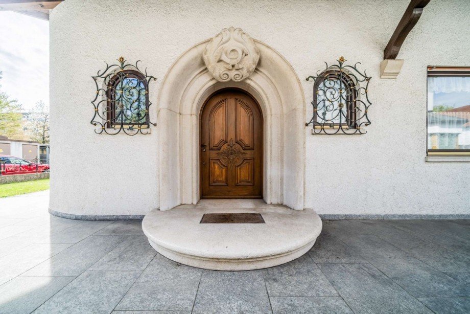 Hauseingang Einfamilienhaus M�nchen