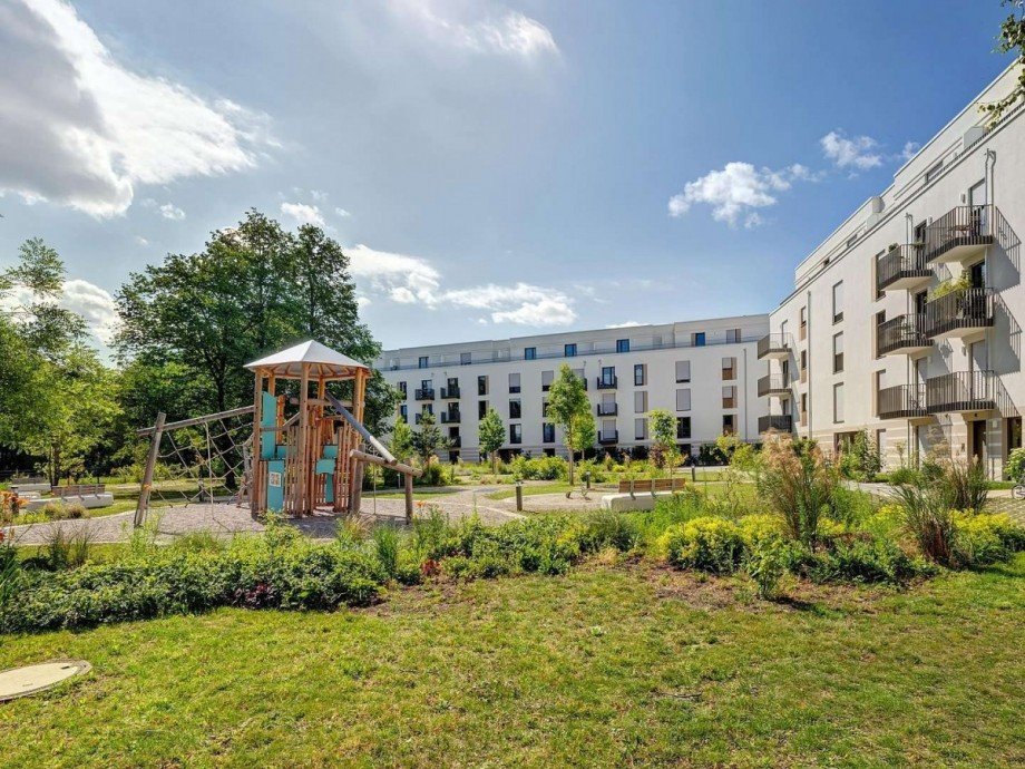 Innenhof mit Spielplatz Etagenwohnung M�nchen