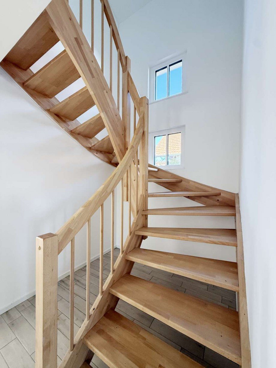 offene Treppe Einfamilienhaus Egling
