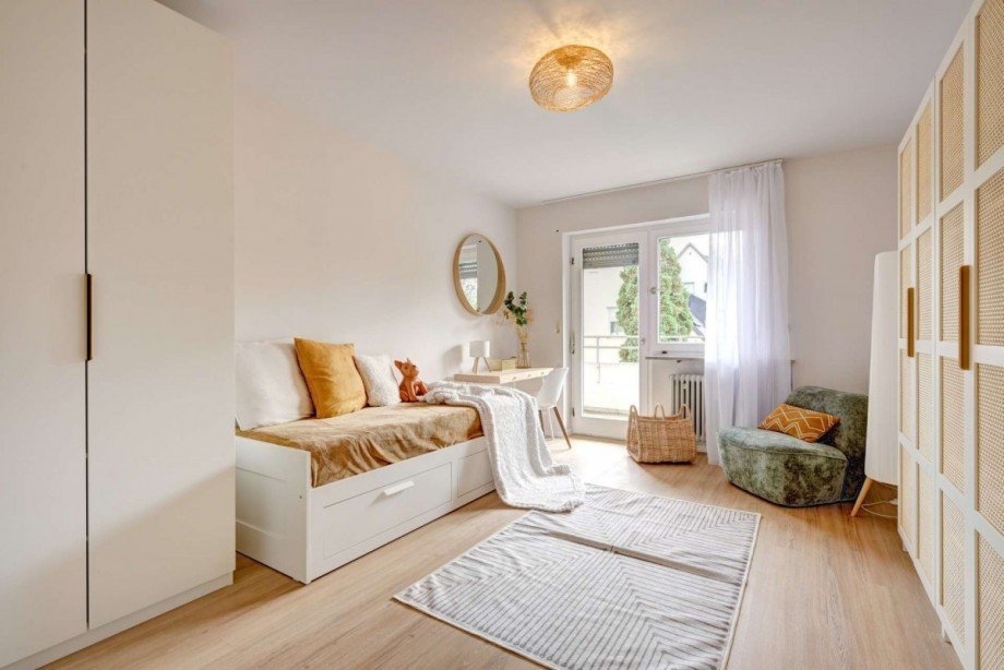 zweite Aufnahme Zimmer nach Westen Maisonettewohnung M�nchen