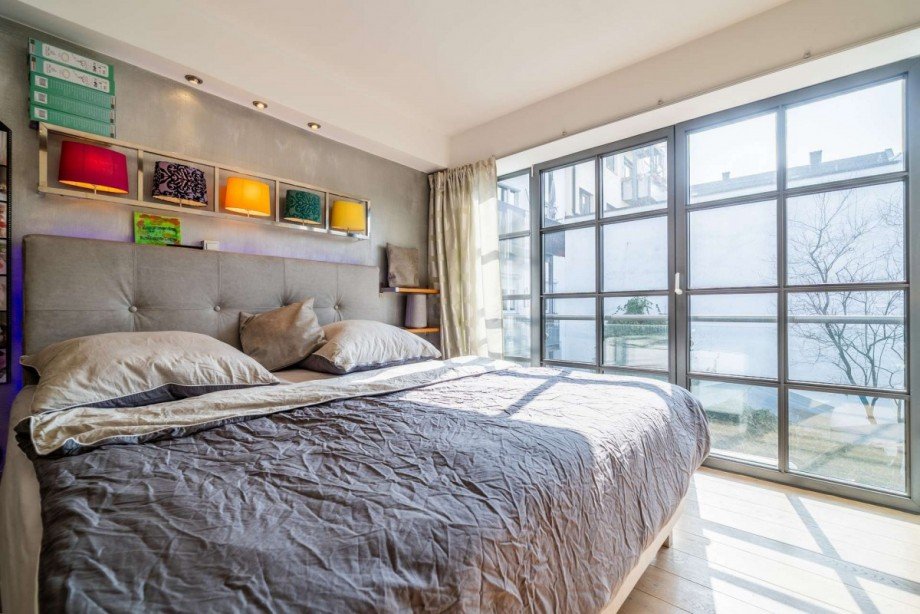 Helles Schlafzimmer Loft-Studio-Atelier M�nchen
